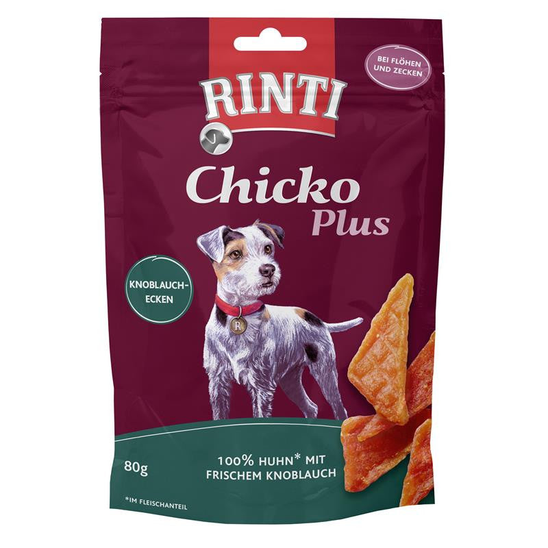 RINTI Snack Chicko Plus Knoblauchecken mit Huhn 80 g
