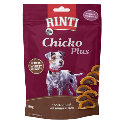 RINTI Snack Chicko Plus Leberwurstschnitte mit Huhn 80 g