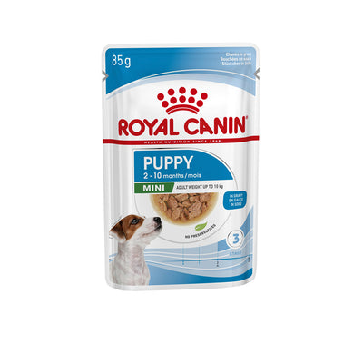ROYAL CANIN© MINI PUPPY feine Stückchen in Soße 85 g