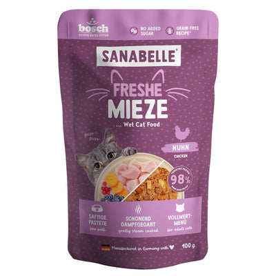 Sanabelle Freshe Mieze Nassfutter Huhn 100 g