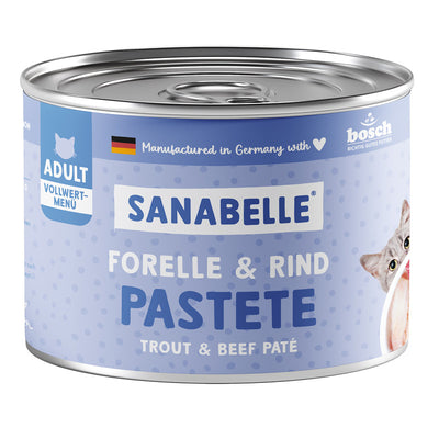 Sanabelle Nassfutter mit Forelle & Rind 195 g