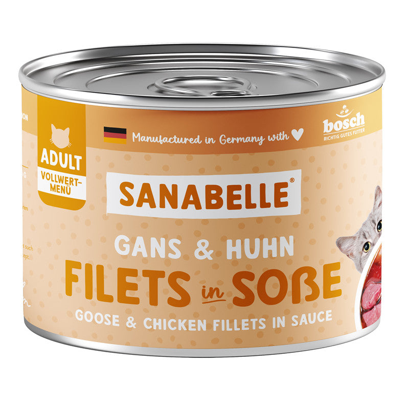 Sanabelle Nassfutter mit Gans & Huhn 180 g