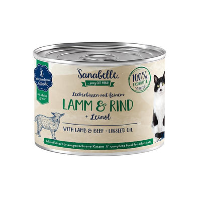 Sanabelle Nassfutter mit Lamm & Rind 195 g