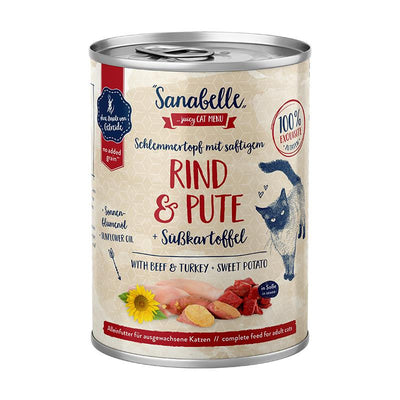Sanabelle Nassfutter mit Rind & Pute 380 g