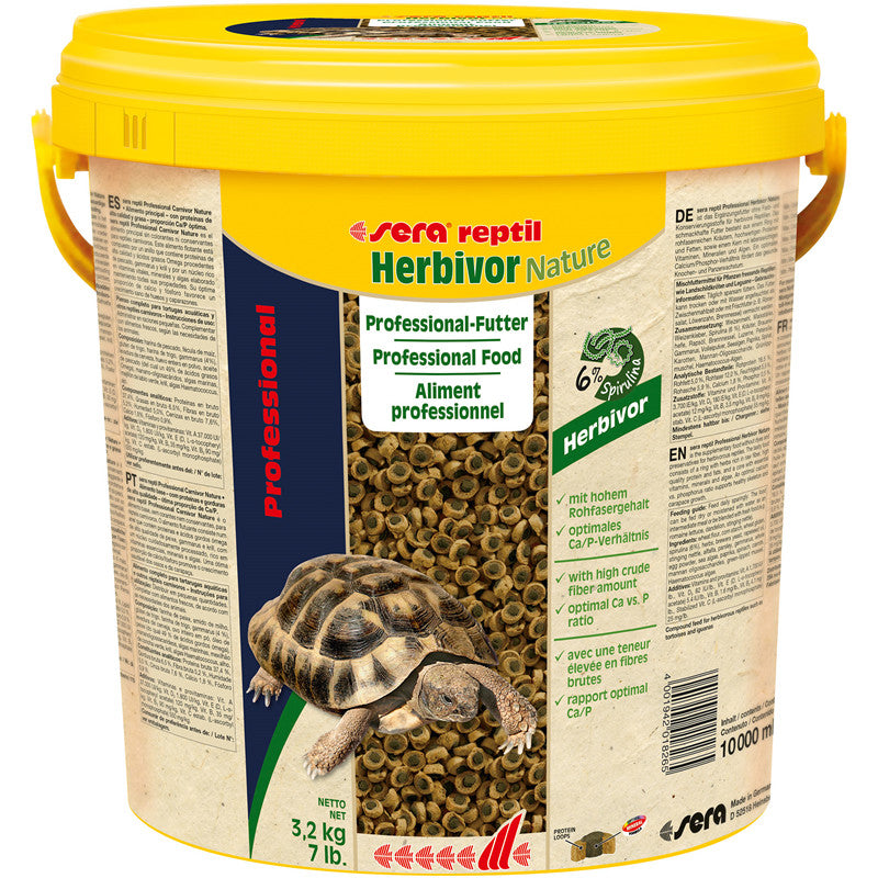 sera reptil Professional Herbivor Nature 3,2 kg / 10 l