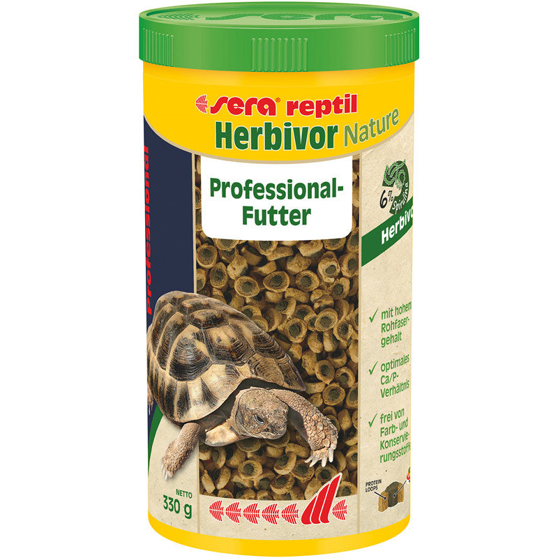 sera reptil Professional Herbivor Nature 330 g / 1000 ml