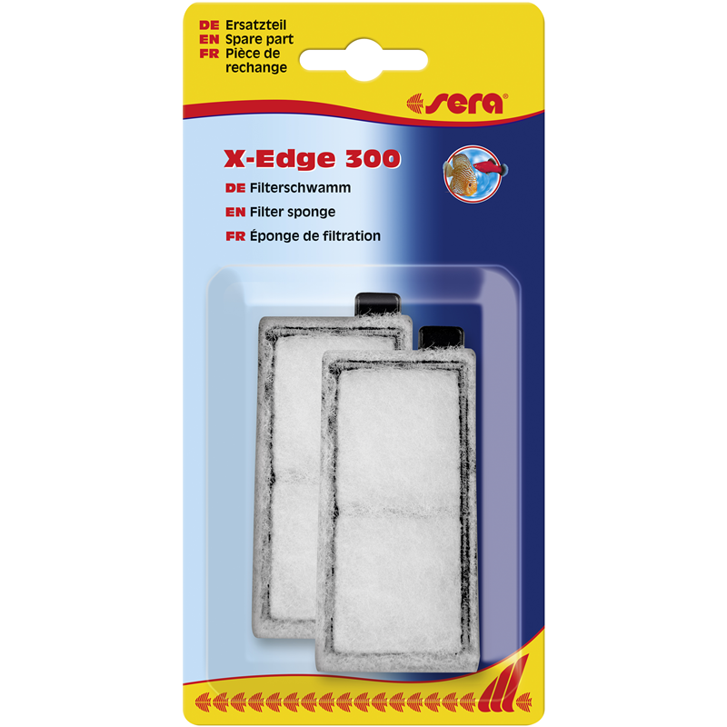 sera X-Edge 300 Vlieseinsatz, weiß 2 St.