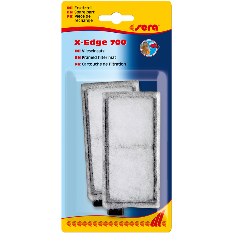 sera X-Edge 700 Vlieseinsatz, weiß 2 St.