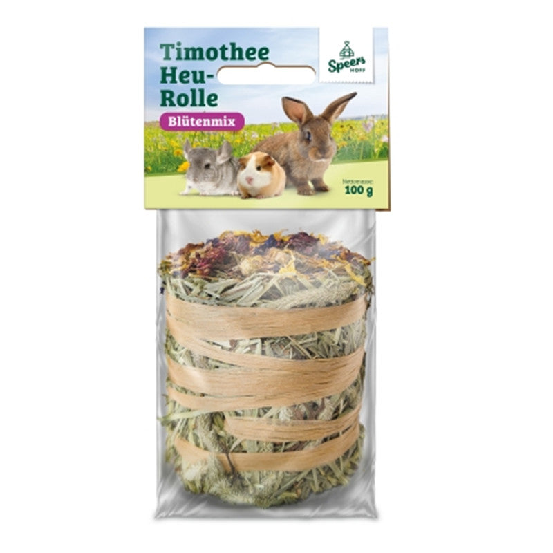 Speers Hoff Lieblings Timothee Heu-Rolle mit Blüten 100 g