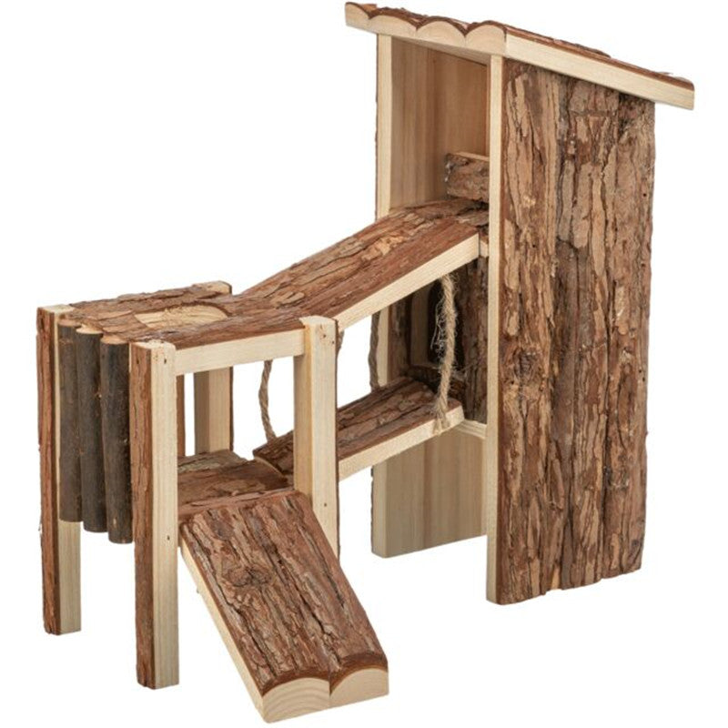 Spielplatz Tjorven, Mäuse/Hamster, Rindenholz 32 × 19 × 29 cm