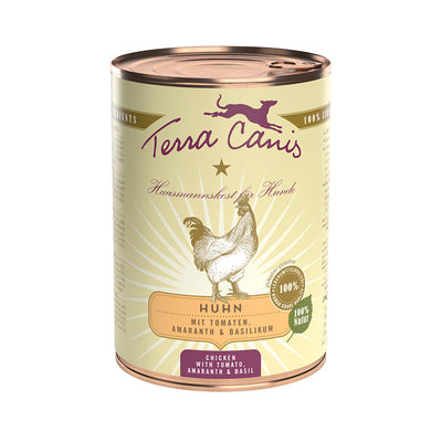 Terra Canis Classic Huhn mit Tomate, Amaranth und Basilikum 400 g