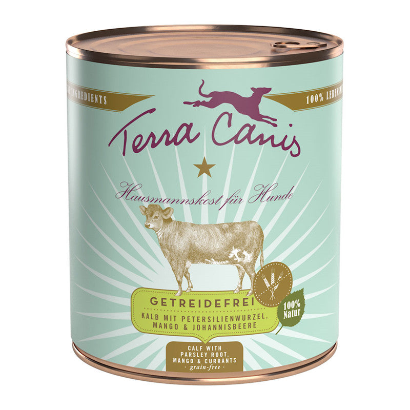 Terra Canis Getreidefrei Kalb mit Petersilienwurzel, Mango und Johannisbeere 800 g