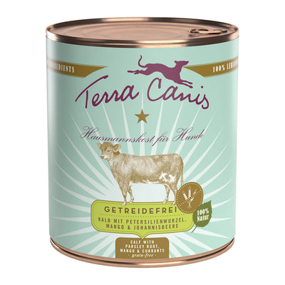 Terra Canis Getreidefrei Kalb mit Petersilienwurzel, Mango und Johannisbeere 800 g