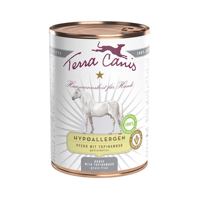 Terra Canis Hypoallergen Pferd mit Topinambur 400 g