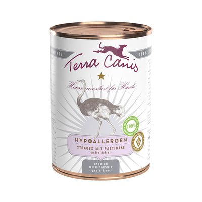 Terra Canis Hypoallergen Strauß mit Pastinake 400 g