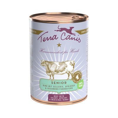 Terra Canis Senior Rind mit Sellerie, Aprikose und Gesundheitskräutern 400 g