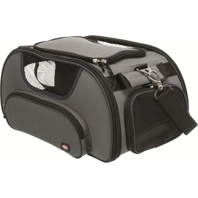 Trixie Airline Tasche Wings grau/blau 28 x 23 x 46 cm