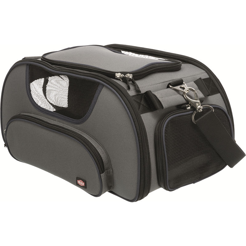 Trixie Airline Tasche Wings grau/blau 28 x 23 x 46 cm