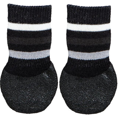 Trixie Anti-Rutsch Hundesocken, schwarz S-M