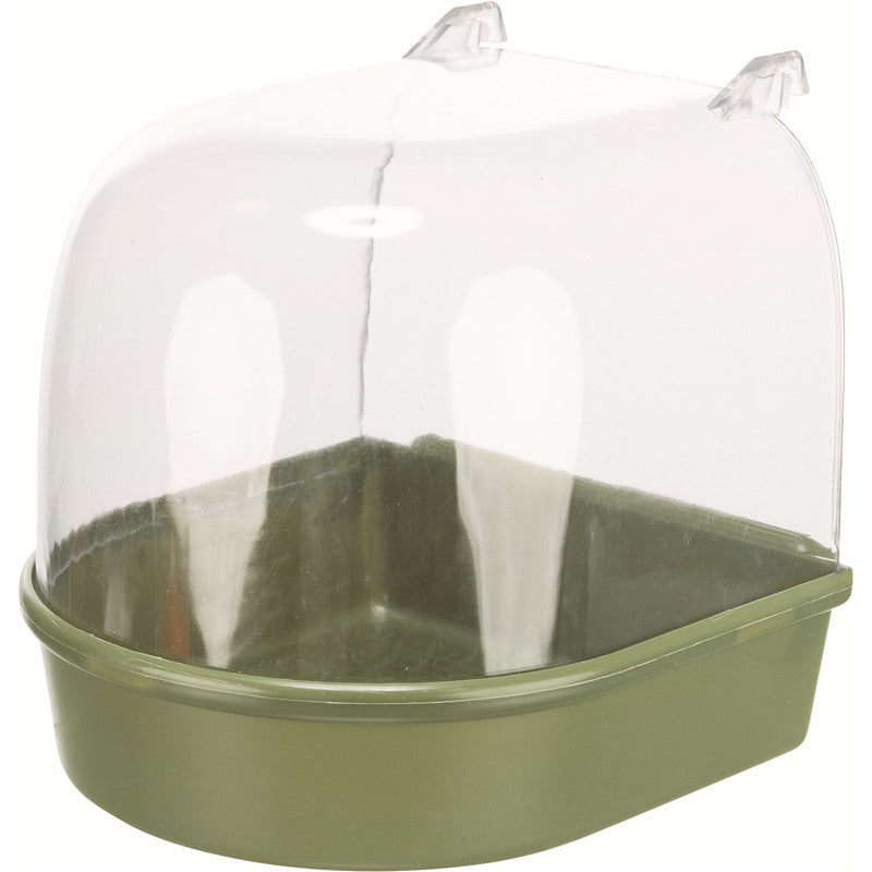 Trixie Badehaus halbrund für Sittiche oder Kanarien 15 × 13 × 13 cm
