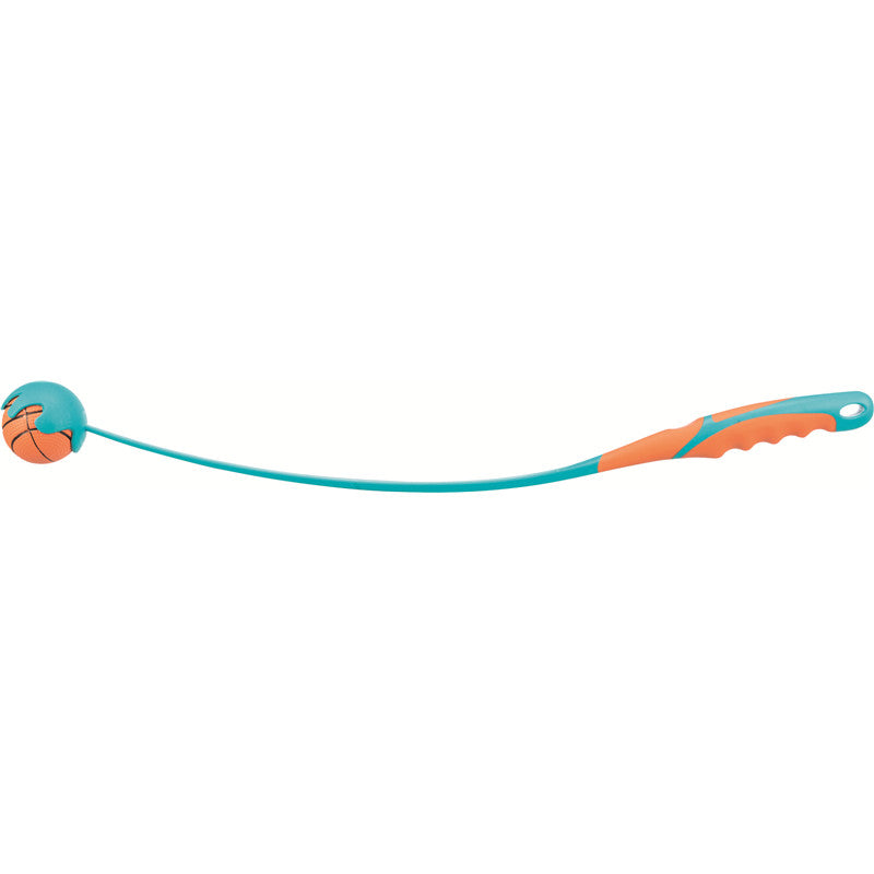 Trixie Ballschleuder mit Moosgummi Ball 60 cm / ø 6,3 cm