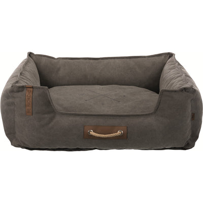 Trixie BE NORDIC Hunde Bett Föhr dunkelgrau 60 × 50 x 18 cm