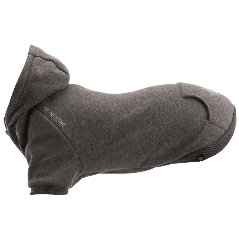 Trixie BE NORDIC Hunde Hoodie grau S 36 cm
