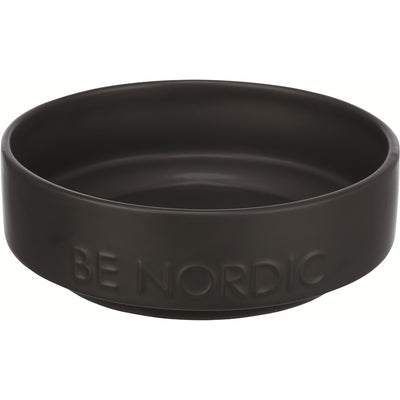 Trixie BE NORDIC Napf Keramik mit Gummiring schwwarz 0,5 l/ø 16 cm