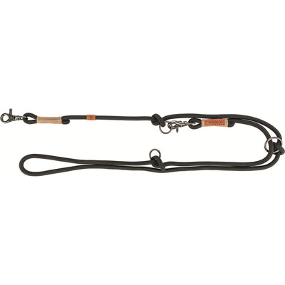 Trixie BE NORDIC Verlängerungsleine, schwarz/sand L-XL: 2,00 m/ø 13 mm