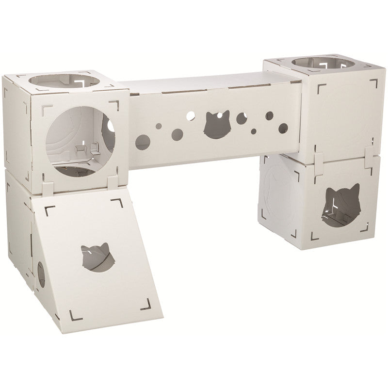 Trixie Cat Möbel Finca Felice Pappe weiß 125×62×62cm