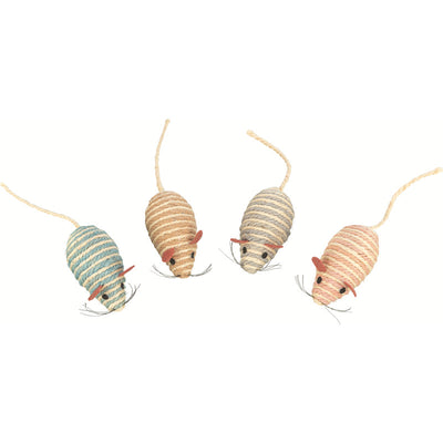 Trixie Catnip Sisal-Maus mit Schelle 10 cm