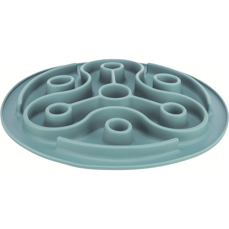 Trixie Dog Slow Feeding Matte, TPE, blau ø 28 cm
