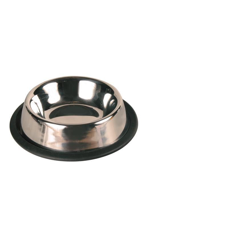 Trixie Edelstahlnapf mit Gummiring ø 11 cm / 0,2 Liter