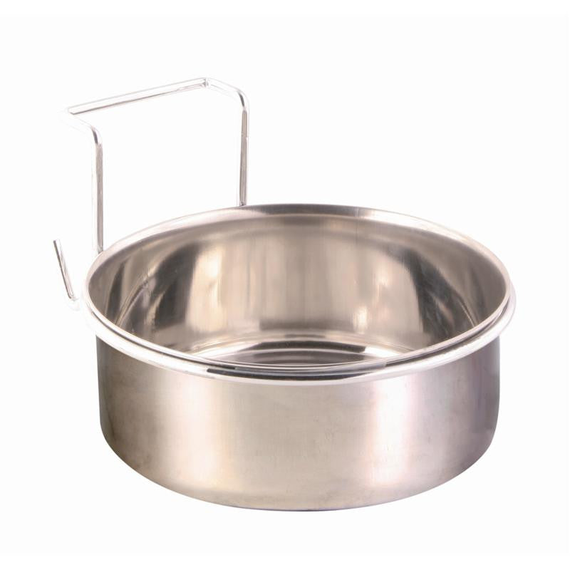Trixie Edelstahlnapf mit Halter ø 14 cm / 900 ml
