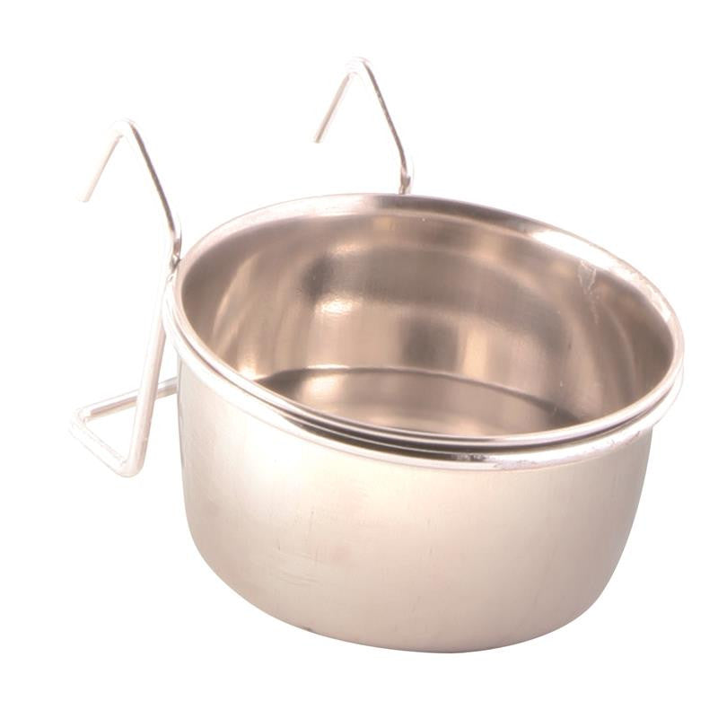 Trixie Edelstahlnapf mit Halter ø 7 cm / 150 ml