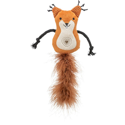 Trixie Eichhörnchen Plüsch/Feder / 12 cm