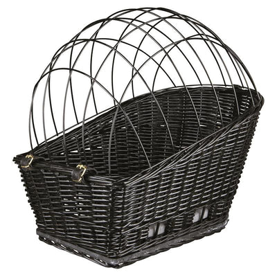 Trixie Fahrradkorb mit Gitter schwarz 35 x 49 x 55 cm