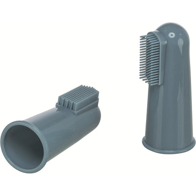 Trixie Finger-Zahnbürsten-Set Silikon für Hunde & Katzen 6 cm