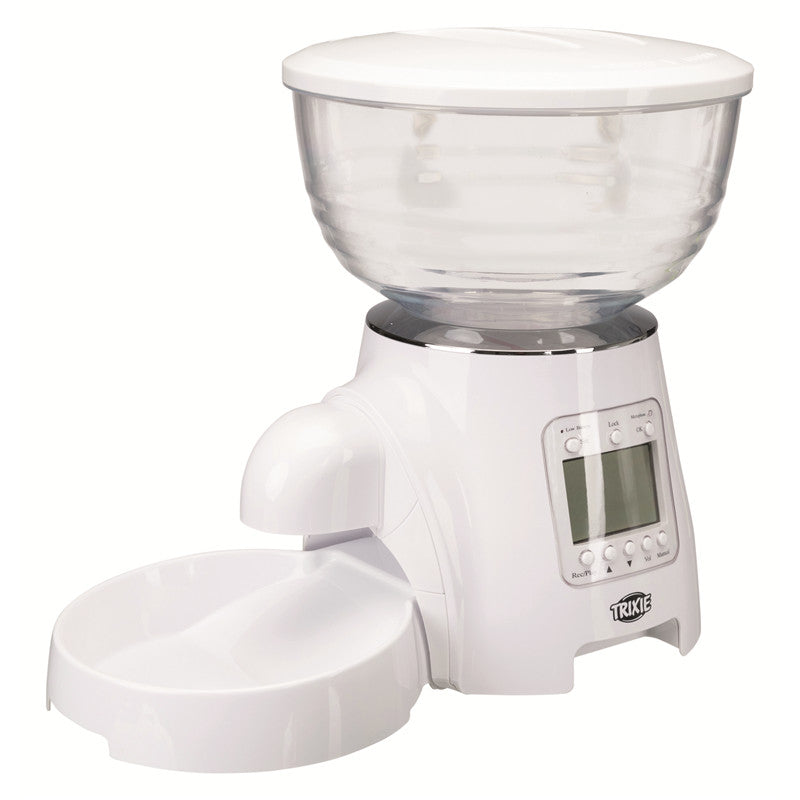 Trixie Futterautomat TX7 weiß 5 l / 40 x 26 x 35 cm