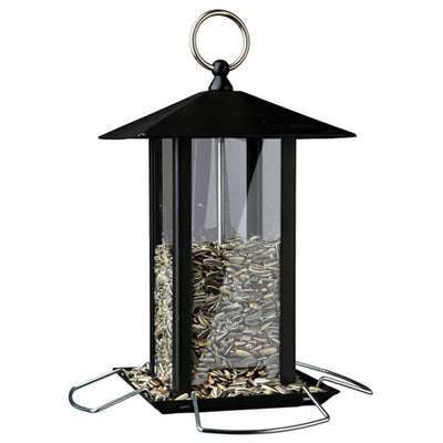 Trixie Futterspender aus Metall schwarz 19 x 25 x 19 cm