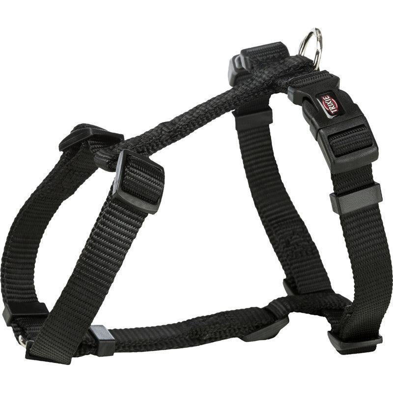Trixie H-Geschirr Premium schwarz S-M 42-60 cm/15 mm