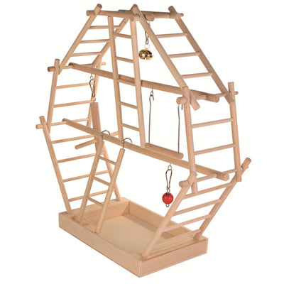 Trixie Holz-Leiterspielplatz für Vögel 44 × 44 × 16 cm