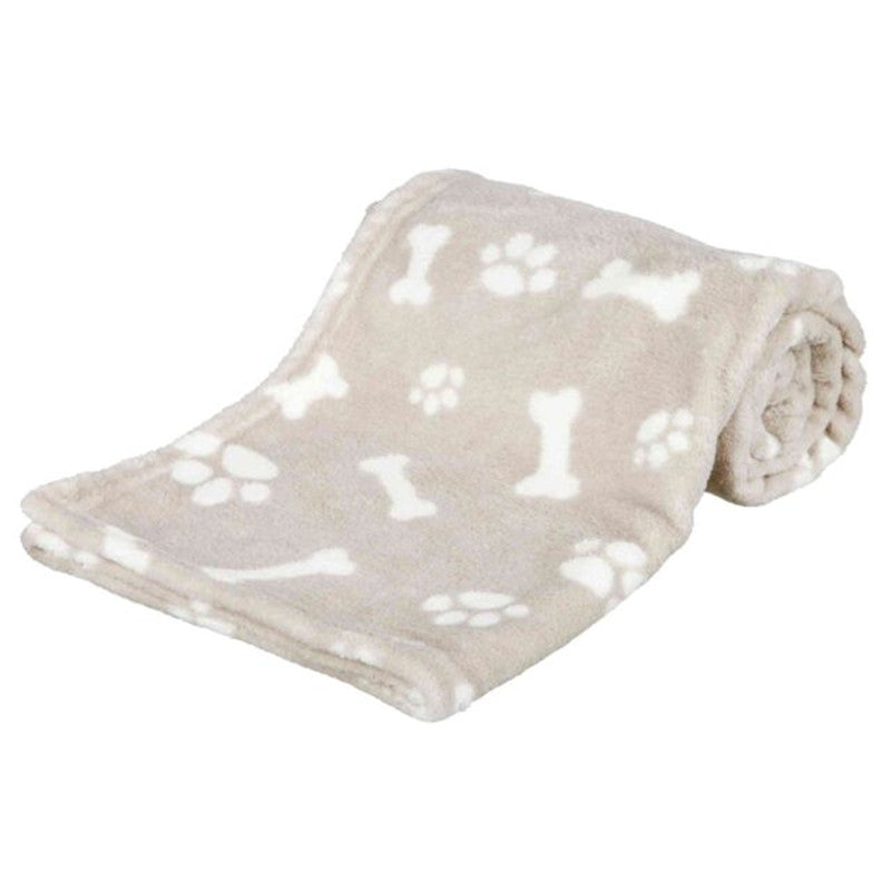 Trixie Hunde Decke Kenny Plüsch beige 75×50cm