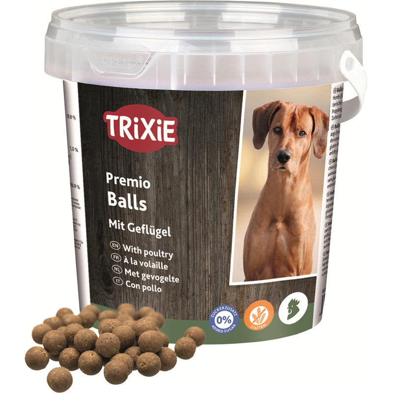 Trixie Hunde PREMIO Trainer Snack Poultry Balls 500g