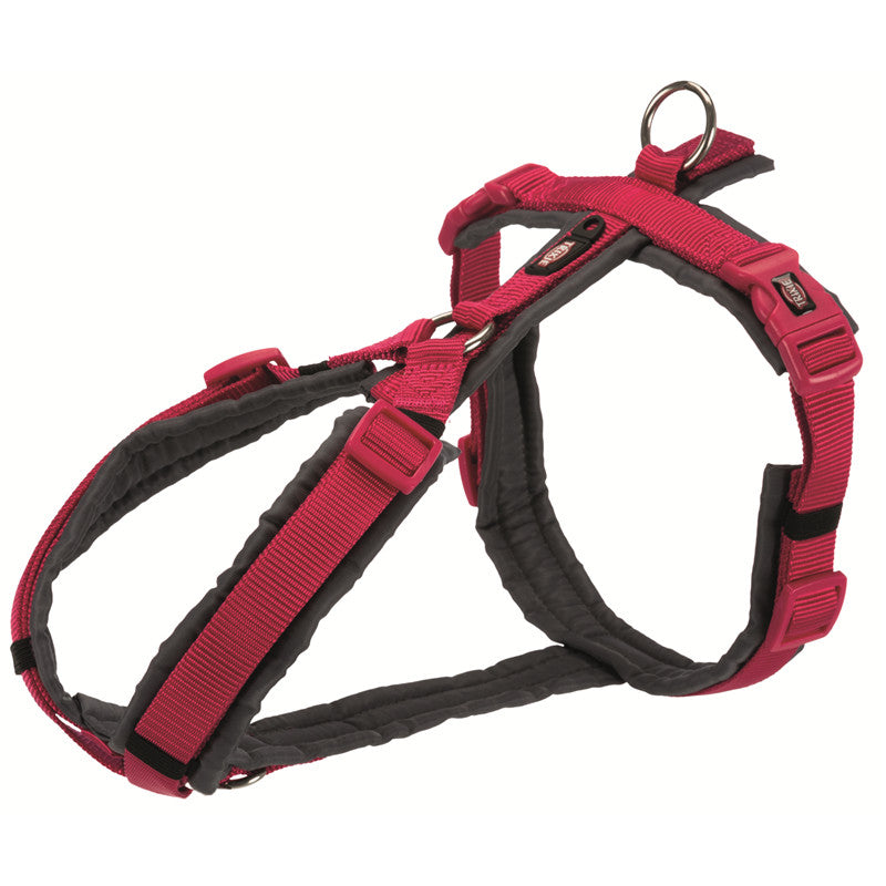 Trixie Hunde Premium Trekking Geschirr fuchsia/graphit M