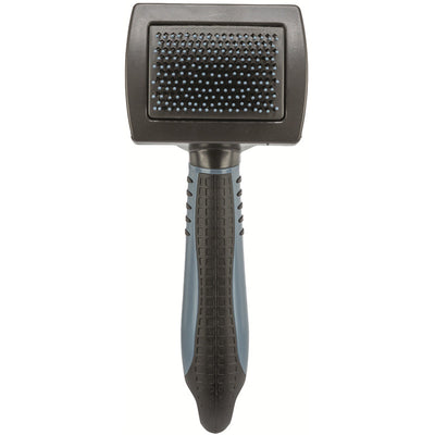 Trixie Hunde Softbürste mit Kunststoffborsten & Noppen 7×16 cm