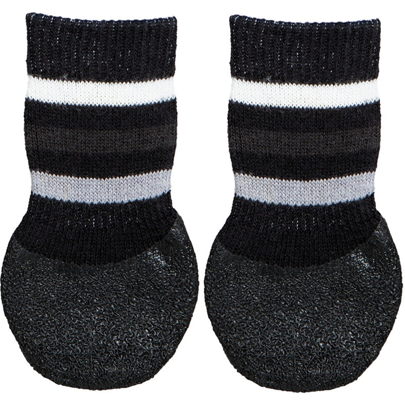 Trixie Hundesocken Anti-Rutsch schwarz Stück L-XL 2