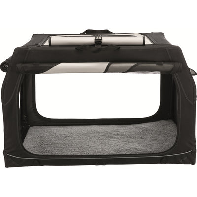 Trixie Hundetransportbox Vario schwarz/grau M 76 × 48 × 51 cm