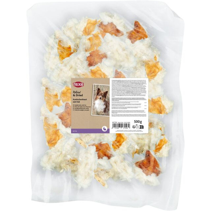 Trixie Kaninchenhaut mit Fell 500 g