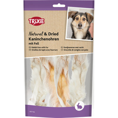 Trixie Kaninchenohren mit Fell 100 g